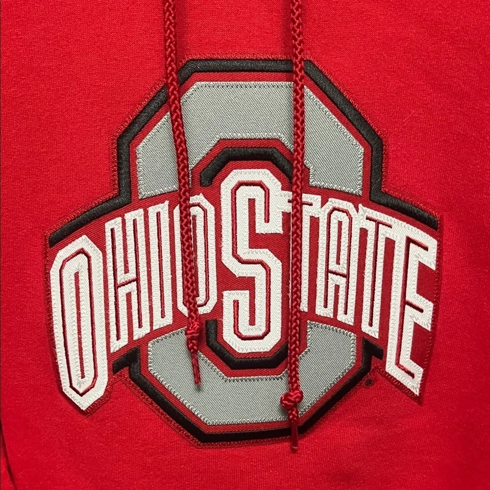 Champion Red Ohio State Men's Hoodie